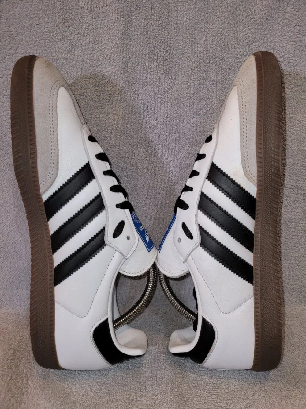 Adidas Samba OG Women's Size 9.5 White Black Brown Gum Sneakers IG9030 (#1019)